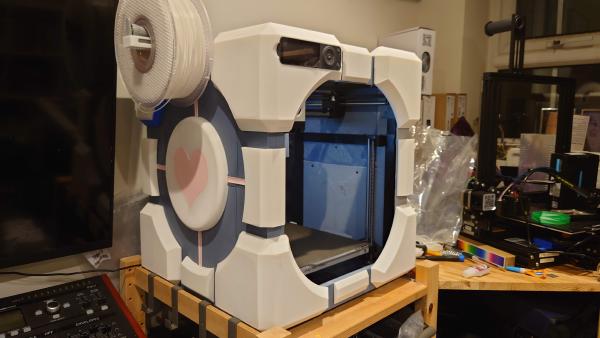 Companion cube 3d printer mod