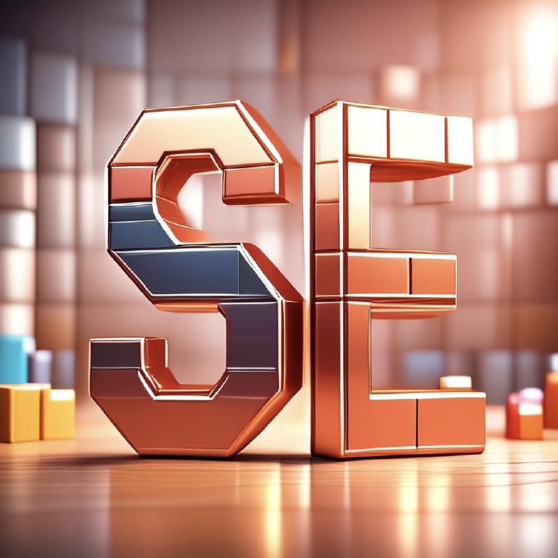 SRE logo generated by Image Playground, consisting of copper blocks forming the letters &ldquo;S&rdquo; &ldquo;E&rdquo;